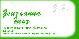 zsuzsanna husz business card